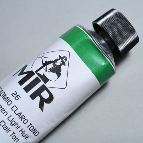 26 Cadmium Green Light Hue Mir Oil Colour, 200ml tube