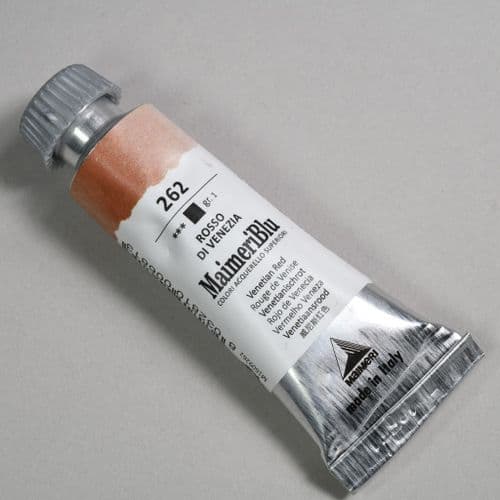 262 Venetian Red Maimeri Blu Watercolor, 12ml tube.