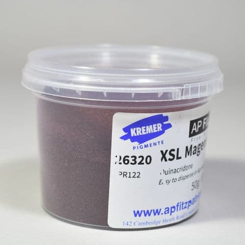 26320 XSL Magenta Kremer Pigment, 50g plastic container