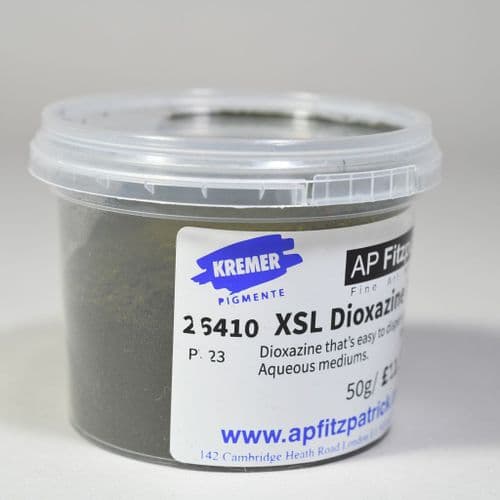 26410 XSL Dioxazine Violet Kremer Pigment, 50g plastic container