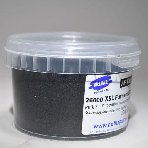 26600 XSL Black Kremer Pigment, 100g plastic container