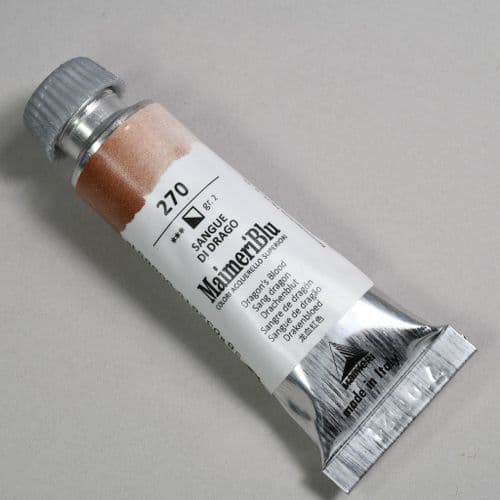 270 Dragons Blood Maimeri Blu Watercolor, 12ml tube.