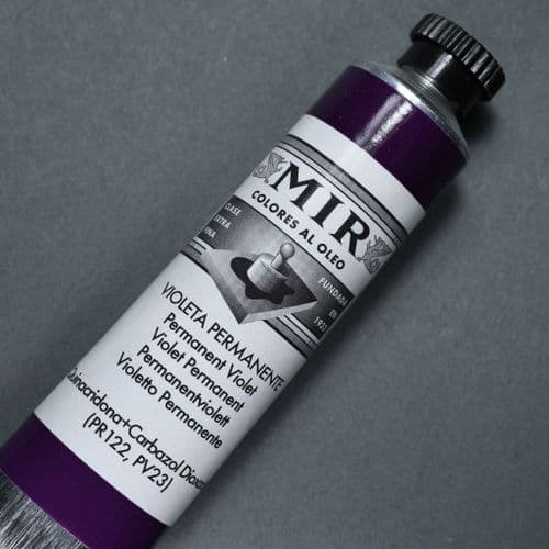 28 Permanent Violet Mir Oil Colour, 60ml tube