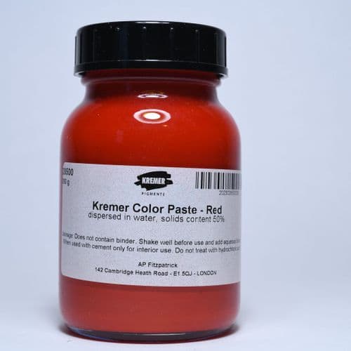 28500 Kremer Red Colour Paste, 250g jar