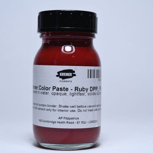 28510 Kremer Irgazin Ruby Red Colour Paste, 100g jar