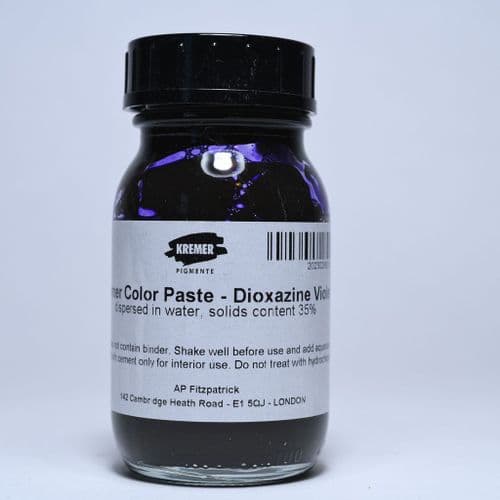 28801 Kremer Dioxazine Violet Colour Paste, 75g jar