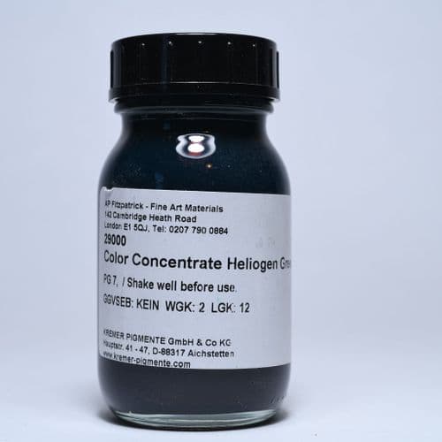 29000 Kremer Heliogen Green Colour Paste, 100g jar
