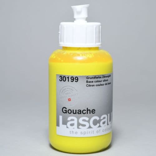 30199 Yellow Lascaux Gouache, 85ml bottle