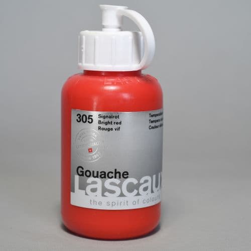 305 Bright Red Lascaux Gouache, 85ml bottle