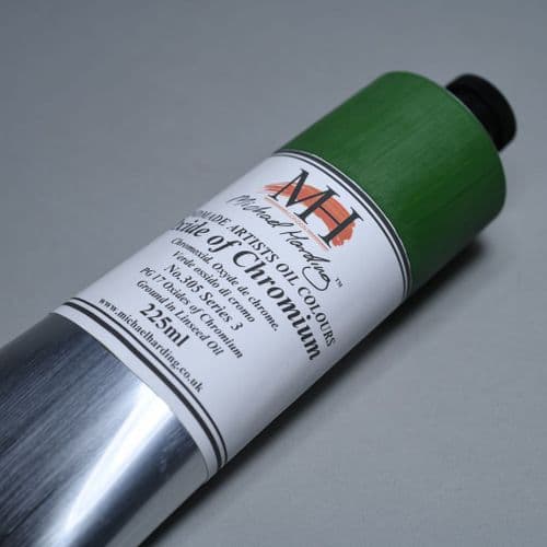 305 Oxide of Chromium Michael Harding Oil Colour, 225ml tube. 5% off.
