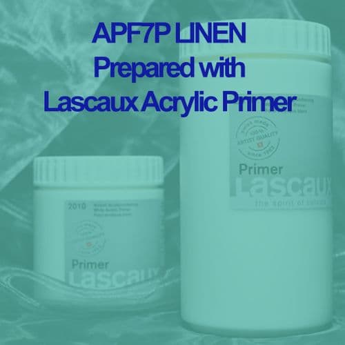 305cm wide APF7P. Linen with Lascaux Acrylic Primer. 5 metre Roll