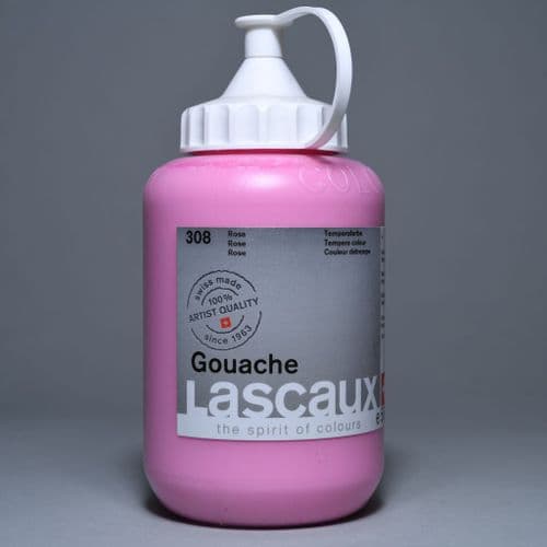 308 Rose Lascaux Gouache, 500ml bottle