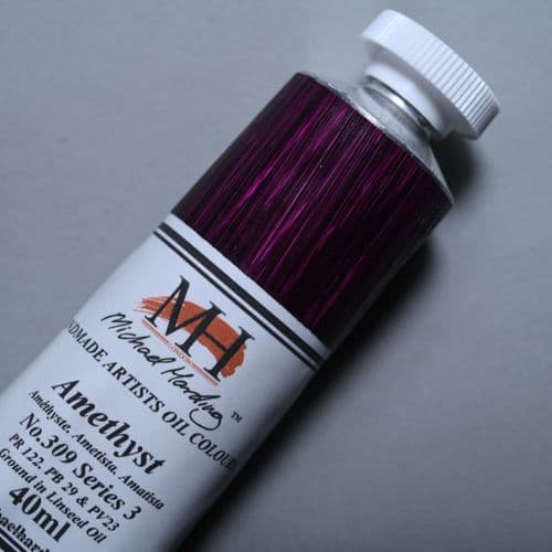 309 Amethyst Michael Harding Oil Colour, 40ml tube. 5% off.