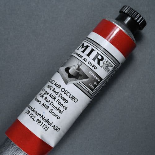 31 Mir Red Deep Oil Colour, 60ml tube