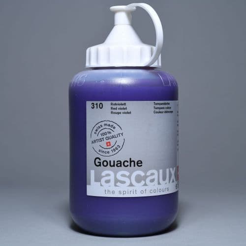 310 Red Violet Lascaux Gouache, 500ml bottle