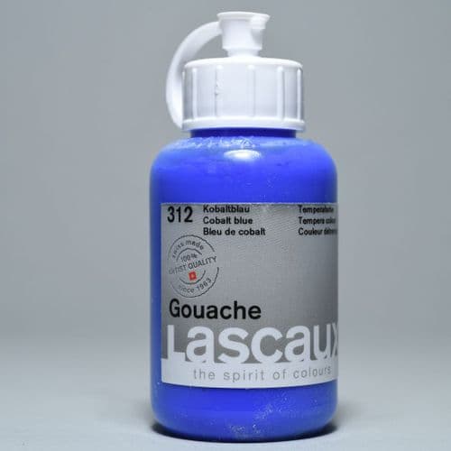 312 Cobalt Blue Lascaux Gouache, 85ml bottle