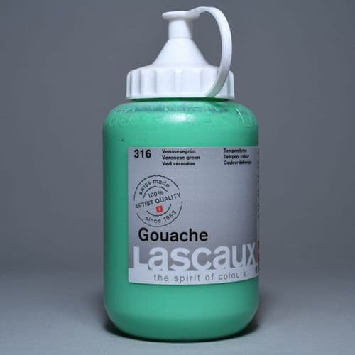 316 Veronese Green Lascaux Gouache, 500ml bottle