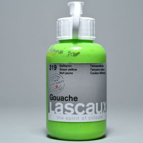 319 Green Yellow Lascaux Gouache, 85ml bottle