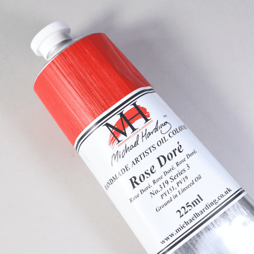 319 Rose Dore Michael Harding Oil Colour, 225ml tube. 5% off.