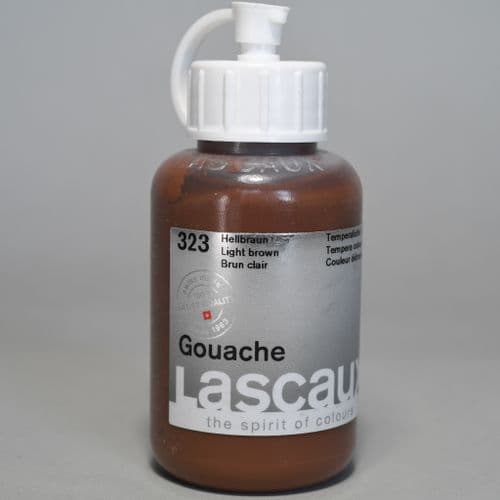 323 Light Brown Lascaux Gouache, 85ml bottle