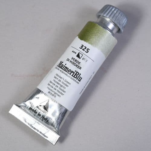 325 Hookers Green Maimeri Blu Watercolor, 12ml tube.