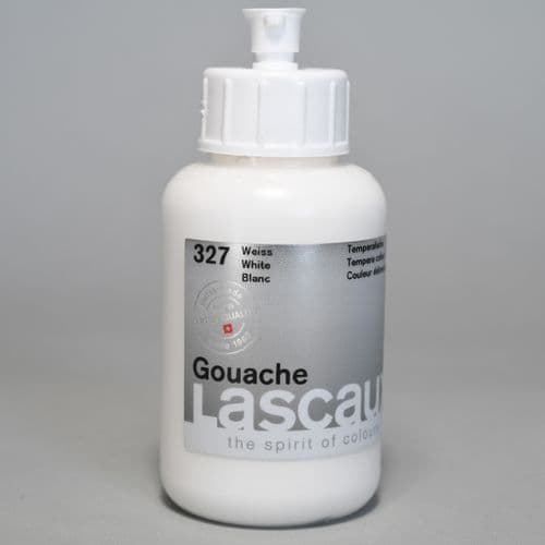327 White Lascaux Gouache, 85ml bottle