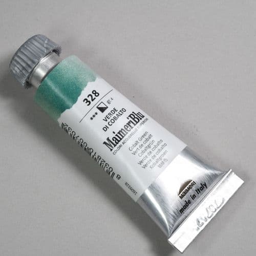 328 Cobalt Green Maimeri Blu Watercolor, 12ml tube.