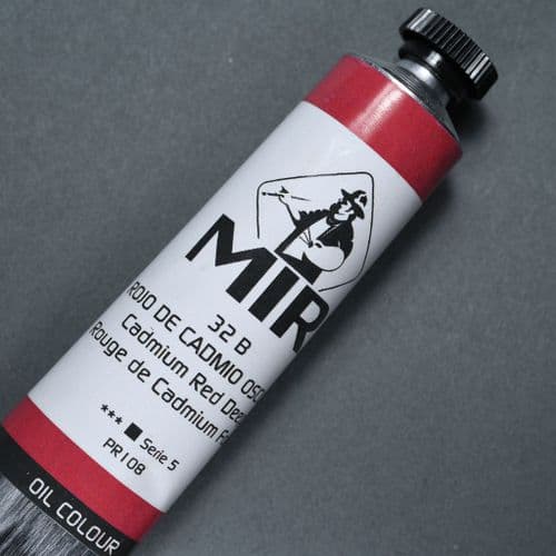 32B Cadmium Red Deep Mir Oil Colour, 60ml tube