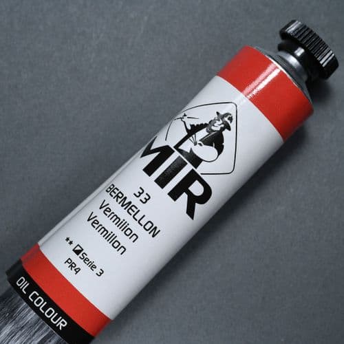 33 Vermilion Mir Oil Colour, 60ml tube