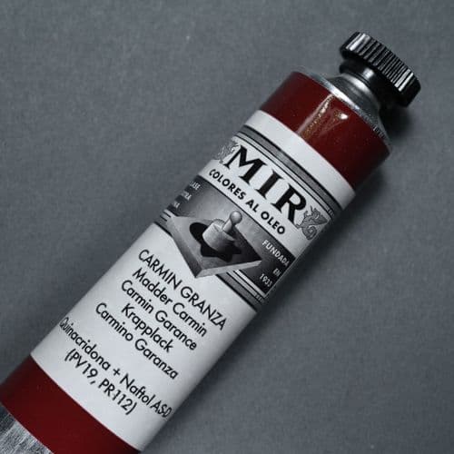 34 Madder Carmine Mir Oil Colour, 60ml tube