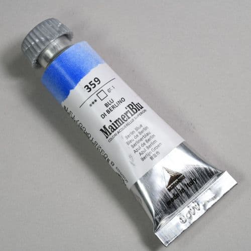 359 Berlin Blu Maimeri Blu Watercolor, 12ml tube.