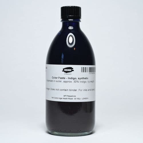 360094 Kremer Synthetic Indigo Colour Paste, 250ml jar