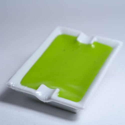 363 Golden Green Blockx Watercolour Giant Pan.