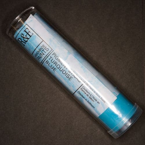 37 Turquoise Blue R&F Pigment Stick, 100ml stick