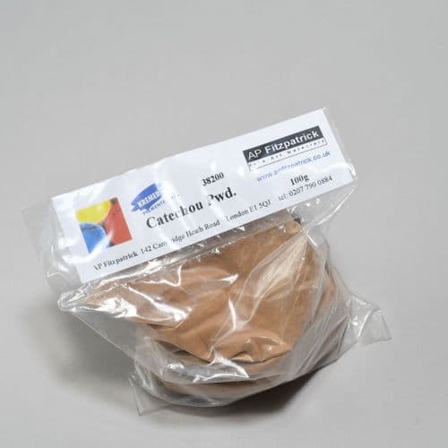 38200 Catechou, from Kremer. 100g plastic bag