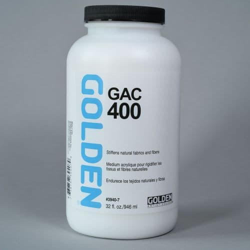 3940 GAC 400 Acrylic Polymer. Golden, 946ml plastic container
