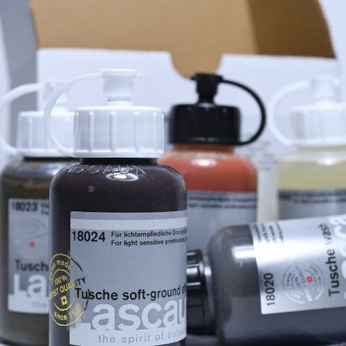 3990 Lascaux Tusche Set (set of 6 x 85ml bottles)