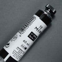 39A Mars Black Mir Oil Colour, 60ml tube