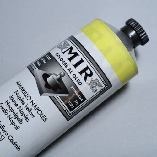 40 Naples Yellow Mir Oil Colour, 200ml tube