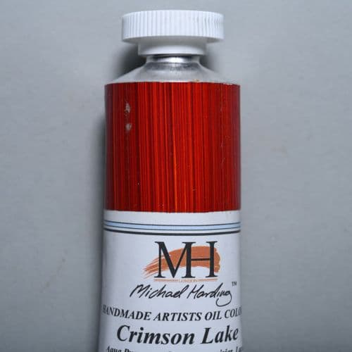 406 Crimson Lake Michael Harding Oil Colour, 225ml tube. 5% off.