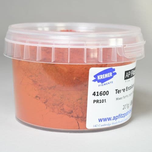 41600 Terre Ercolano Kremer pigment, 200g plastic container