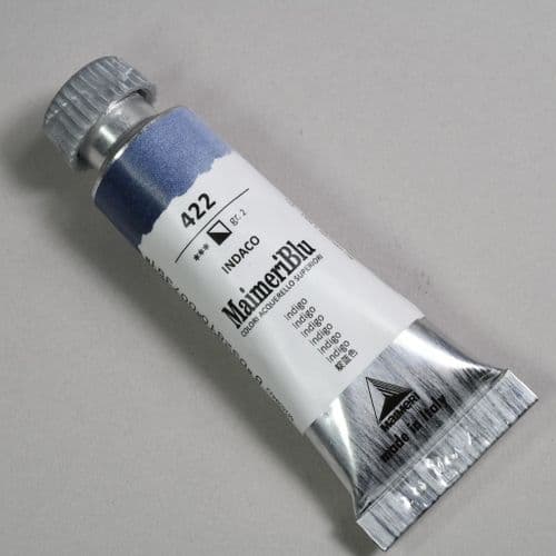 422 Indigo Maimeri Blu Watercolor, 12ml tube. 20% 0ff (Discount applied at checkout)
