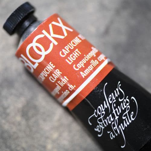 426 Capucine Yellow Light Blockx Oil Colour, 35ml tube.