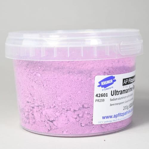 42601 Ultramarine Red Kremer Pigment, 200g plastic container