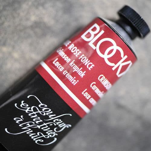 427 Crimson Lake Blockx Oil Colour, 200ml tube.