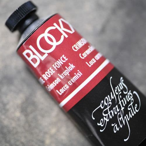 427  Crimson Lake Blockx Oil Colour, 35ml tube.