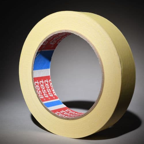 4329 Tesa Fine crepe masking tape, 25 mm wide  (50m roll)