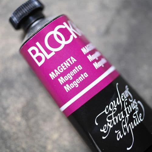 433 Magenta Blockx Oil Colour, 35ml tube.