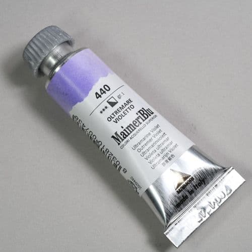 440 Ultramarine Violet Maimeri Blu Watercolor, 12ml tube.