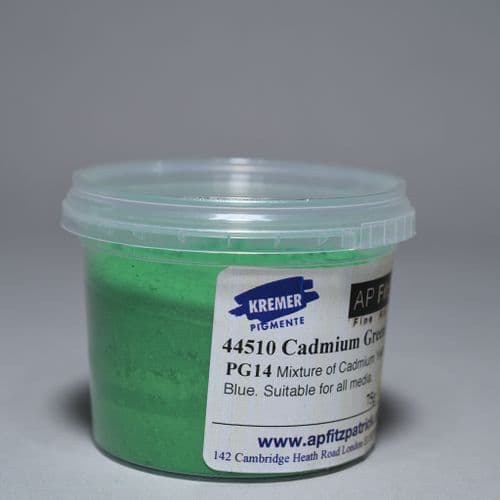 44510 Cadmium Green Dark, Kremer Pigment, 75g plastic container